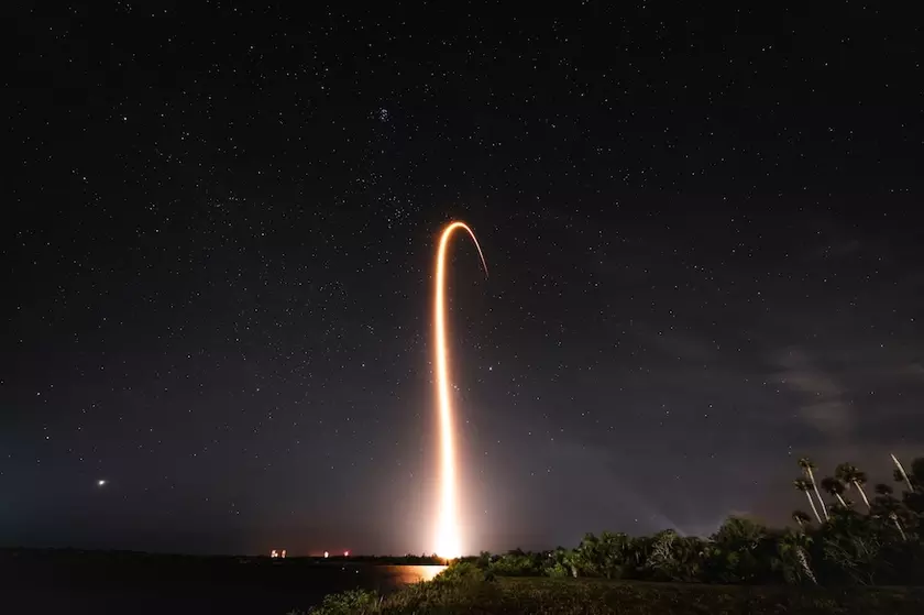 Запуск ракеты Falcon 9 SpaceX