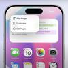 Меню iOS 19