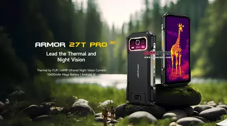 Новий захищений смартфон Ulefone Armor 27T Pro з тепловізором і батареєю на 10600 мАг готується до виходу