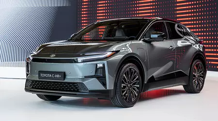 Toyota представила електричний кросовер C-HR+ з батареями на 57,7 кВт-год і 77 кВт-год