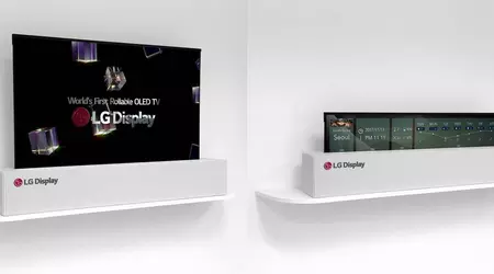 LG представила перший у світі телевізор, який можна згорнути в трубку