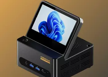 Представлен Aoostar G-FLIP — необычный  мини-PC со встроенным сенсорным экраном, огромной производительностью и невероятно компактным корпусом