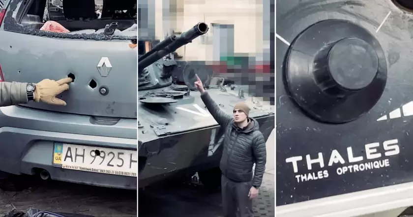Скандал! Видео из Бучи доказывает, что французская компания Thales поставляла россии свои тепловизоры Catherine FC для БМД-4М
