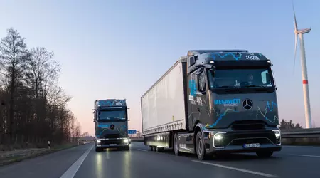 Mercedes-Benz Trucks випробовує мегаватну зарядку на міжміських маршрутах