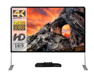 SKERELL Projector Screen with Stand Portable