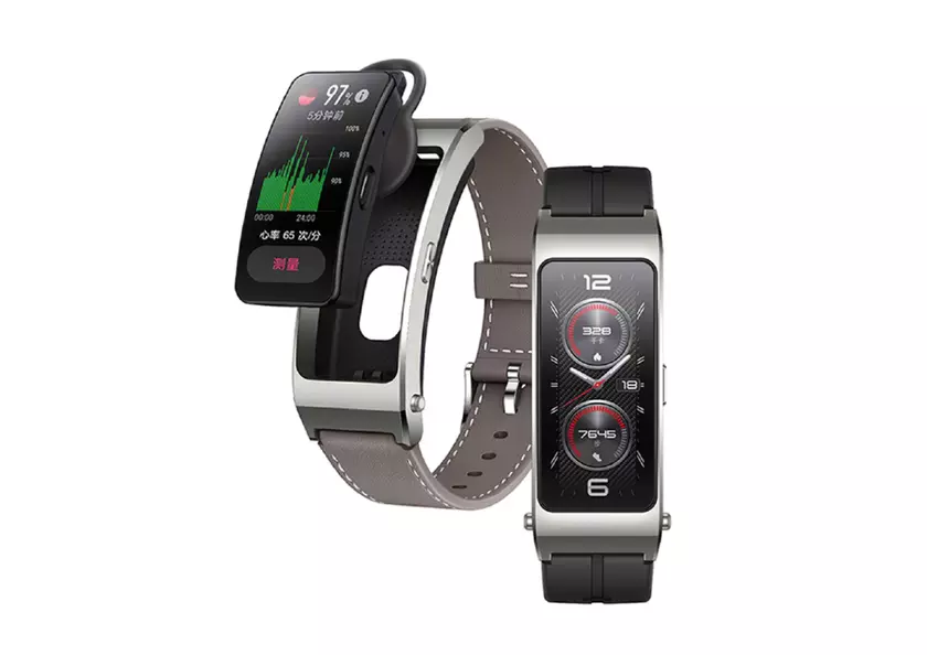 Huawei TalkBand B7: смарт-браслет со встроенной гарнитурой, AMOLED-экраном, датчиком SpO2 и чипом Kirin A1 за $146