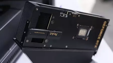 ASUS has unveiled the ProArt RTX 5080 graphics card with a 90-degree rotated GPU and integrated SSD slot