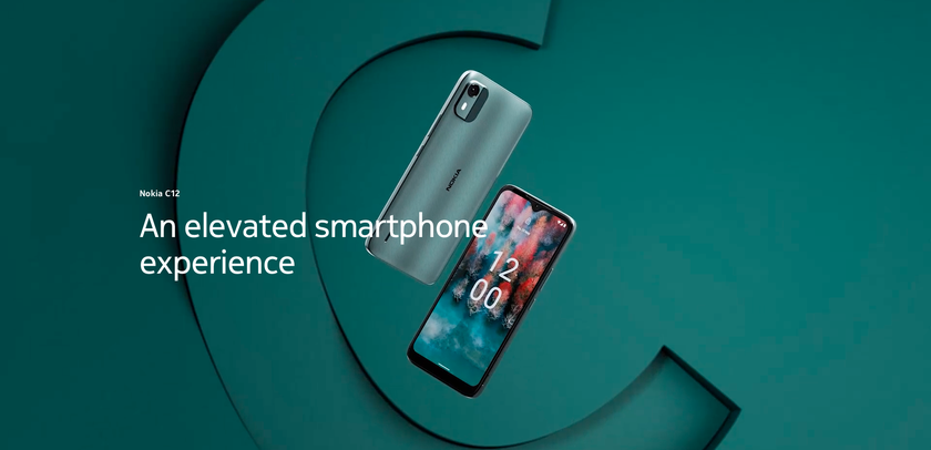 Nokia C12: бюджетный смартфон с Android 12 Go Edition и съёмной батареей на 3000 мАч за 119 евро