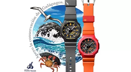 Casio introduced two G-Shock watch models — Rock Crab and Albatross, dedicated to the wildlife of the Galapagos Islands