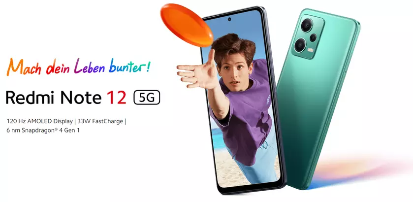 Redmi Note 12 5G на Snapdragon 4 Gen 1 дебютировал в Европе, подорожав на 100%