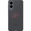 Details of the black silicone case for Samsung Galaxy S25 Edge
