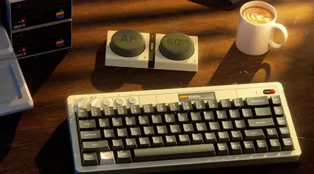 Ностальгія в кожному кліці: 8BitDo анонсувала лімітовану клавіатуру Retro 68 у стилі легендарного Apple II