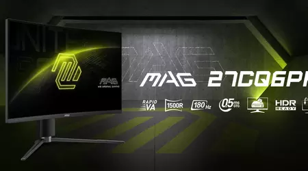 MSI MAG 27CQ6PF : Moniteur de jeu avec écran 2K à 180Hz pour $189