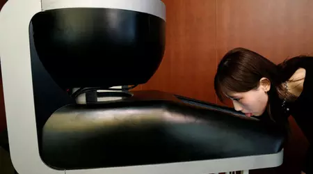 In Japan, they created a TV that conveys tastes - for this you need to lick it
