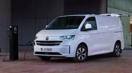 Volkswagen has added battery-powered Shuttle and Kombi versions to the new Transporter