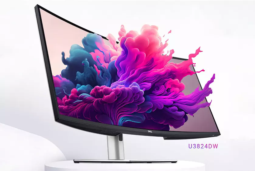 Dell UltraSharp 38 (U3824DW) приехал в Европу: монитор с изогнутым дисплеем и USB-хабом за €1303