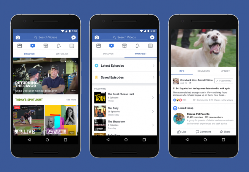 Facebook собирается конкурировать с YouTube