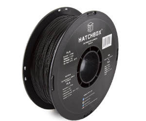 HATCHBOX Black PLA 3D Printer Filament