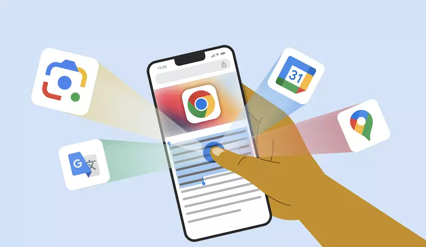 Улучшенная функция Google Lens и интеграция с Google Maps: Google представила новую версию Chrome для iOS