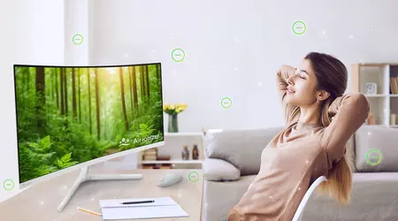 New Asus VU249HFI-W, VU279HFI-W and VU34WCIP-W monitors with air purification function fight allergens and dust