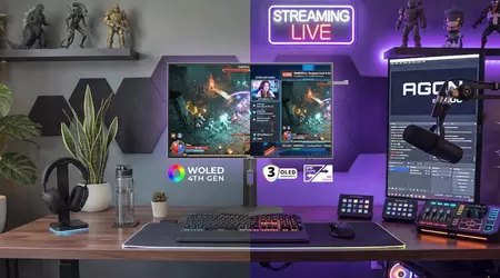 AGON by AOC представила двохрежимний ігровий Tandem WOLED-монітор з частотою до 720 Гц, яскравістю 1500 ніт і ціною в $920