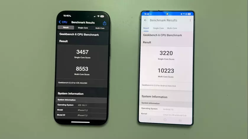 Новое поколение мощности: Galaxy S25 Ultra против iPhone 16 Pro Max в тестах производительности