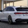 Audi A5 e-hybrid with open bonnet