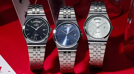 Casio's $110 retro dress watch puts the full day of the week at 12 o'clock