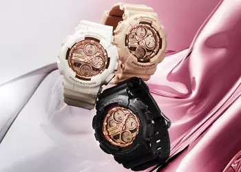 Casio представила на рынке США три новые модели G-Shock с металлическим циферблатом цвета розового золота