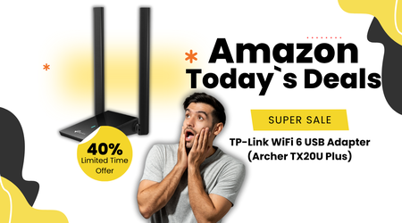 TP-Link WiFi 6 USB Adapter Archer TX20U Plus – 40% Off Today!