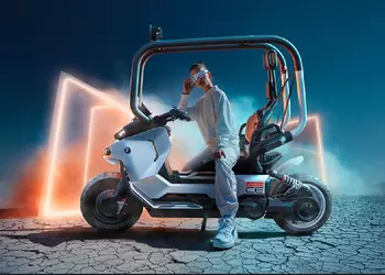 BMW показала Motorrad Vision CE — футуристичный концепт электробайка с акцентом на безопасность