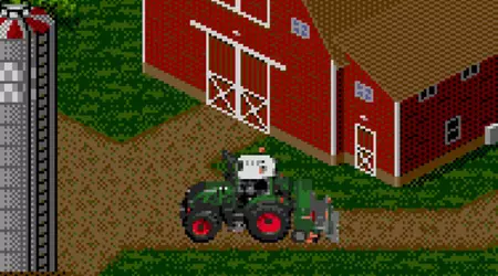 La version 16 bits de Farming Simulator ramène les joueurs dans les années 90 : Le studio Giants Software a présenté une version inhabituelle du célèbre simulateur
