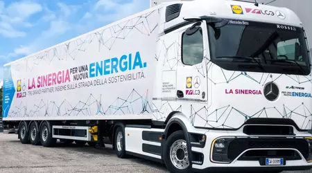 Мережа супермаркетів Lidl стала першим користувачем електричного Mercedes-Benz eActros 600 в Італії