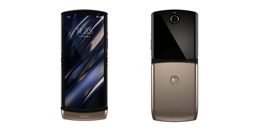 Motorola собирается выпустить «раскладушку» RAZR в золотой расцветке