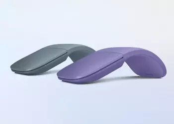 Microsoft презентовала новые цвета для мыши Surface Arc: Violet и Ocean