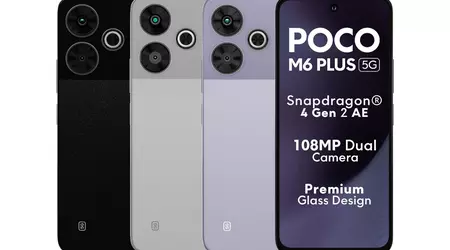 POCO M6 Plus 5G: 120Hz display, Snapdragon 4 Gen 2 AE chip, 108 MP camera and price starting at $160