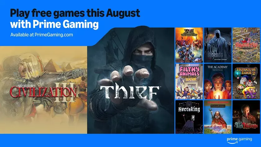 Новые игры бесплатно: что предлагает Amazon Prime Gaming в августе?