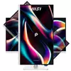 Попередній перегляд: MSI Pro Max 271QPHW E14 - вид ззаду