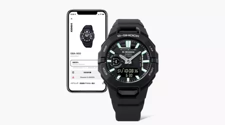 New Casio GBA-950: sporty G-Shock with Bluetooth, step counting and water resistance