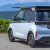 Preview of extended solar panel on Nissan Sakura