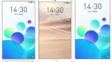 Real photos of smartphones Meizu 15, 15 Plus and 15 Lite: the symmetry of forms