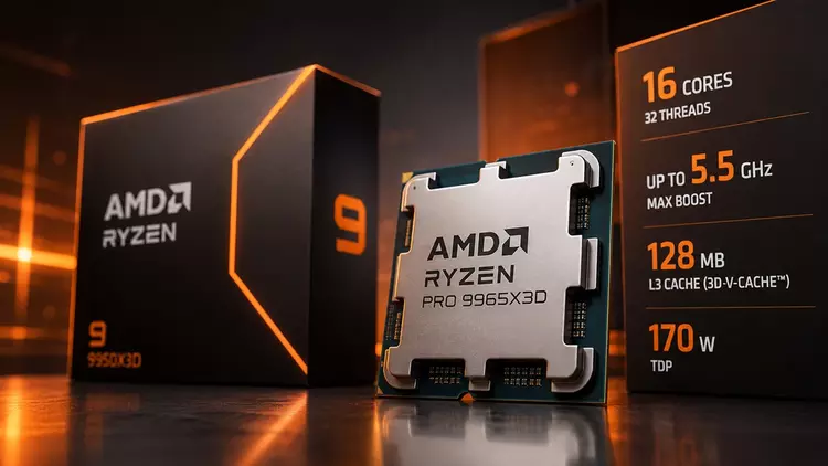 AMD Ryzen 9 PRO 9965X3D вийшов ...