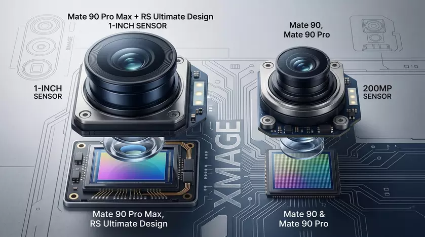 Концептуальный дизайн камеры Huawei Mate 90