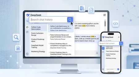 DeepSeek згадав усе: у популярному ШІ-сервісі з’явився пошук за історією чатів