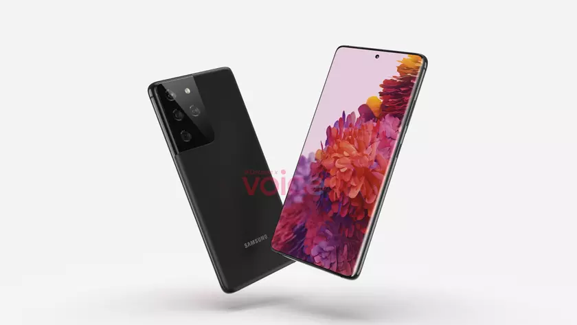 Samsung Galaxy S21 Ultra на качественных рендерах: внешний вид, как у Galaxy S21 и гигантская квадро-камера