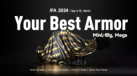 Компанія Ulefone представить на виставці IFA 2024 перший захищений смартфон із чипом Dimensity 9300+ на борту