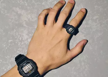 Casio представила самые миниатюрные часы в истории G-Shock — модель Nano DWN-5600 в виде кольца