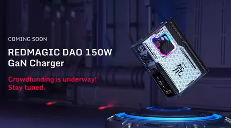 Red Magic DAO GaN: прозора зарядка на 150 Вт із чотирма портами, LCD-дисплеєм, RGB-підсвічуванням і Bluetooth за ціною смартфона