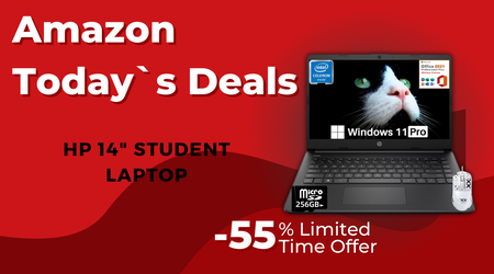 HP 14" Student Laptop with Windows 11 Pro – Now $400 Off!