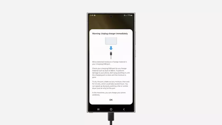 Предупреждение о попадании влаги в смартфоне Galaxy? Решение есть в новом видео от Samsung